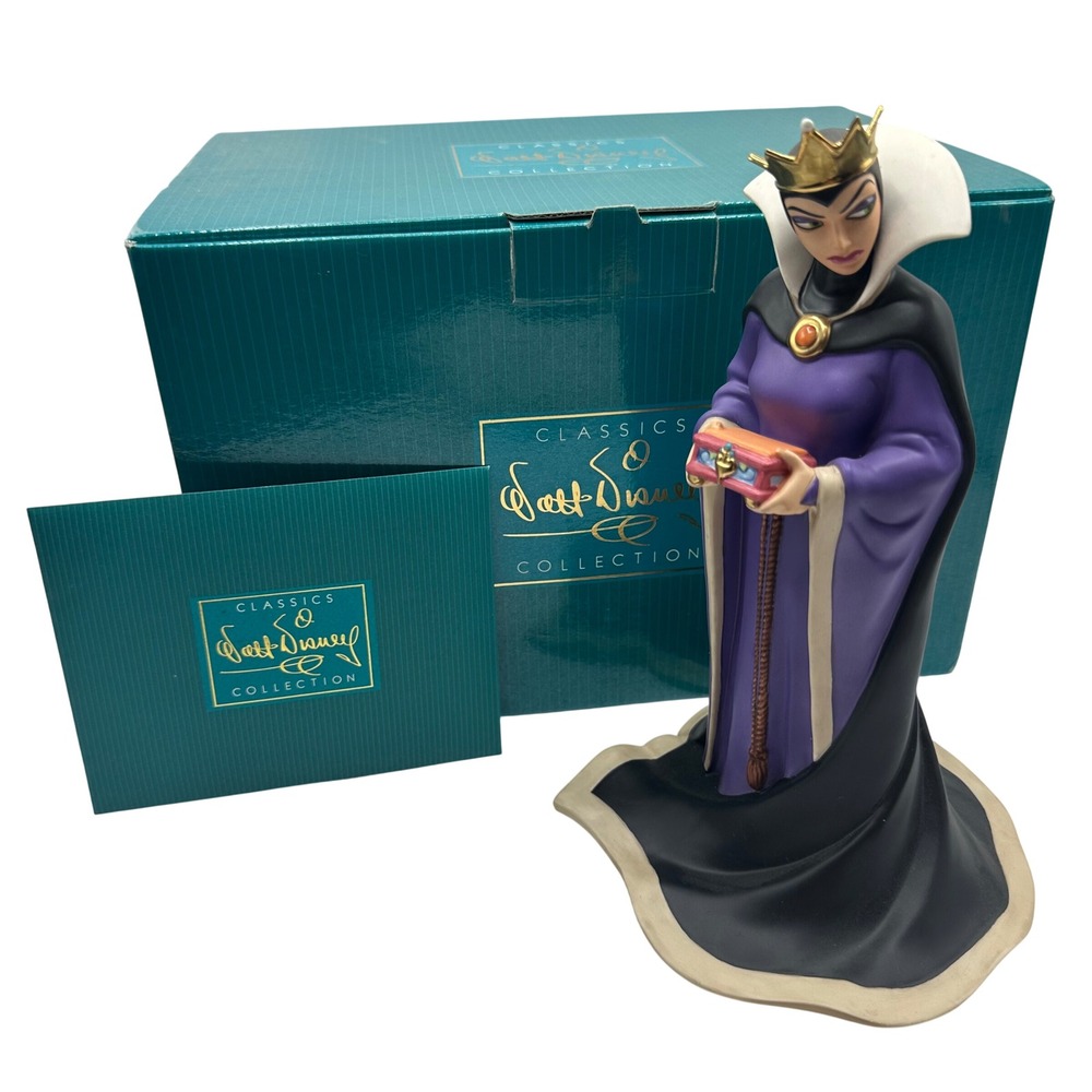 WDCC Snow White 60th Anniversary Queen Bring Back Her Heart 1997 Figurine Box